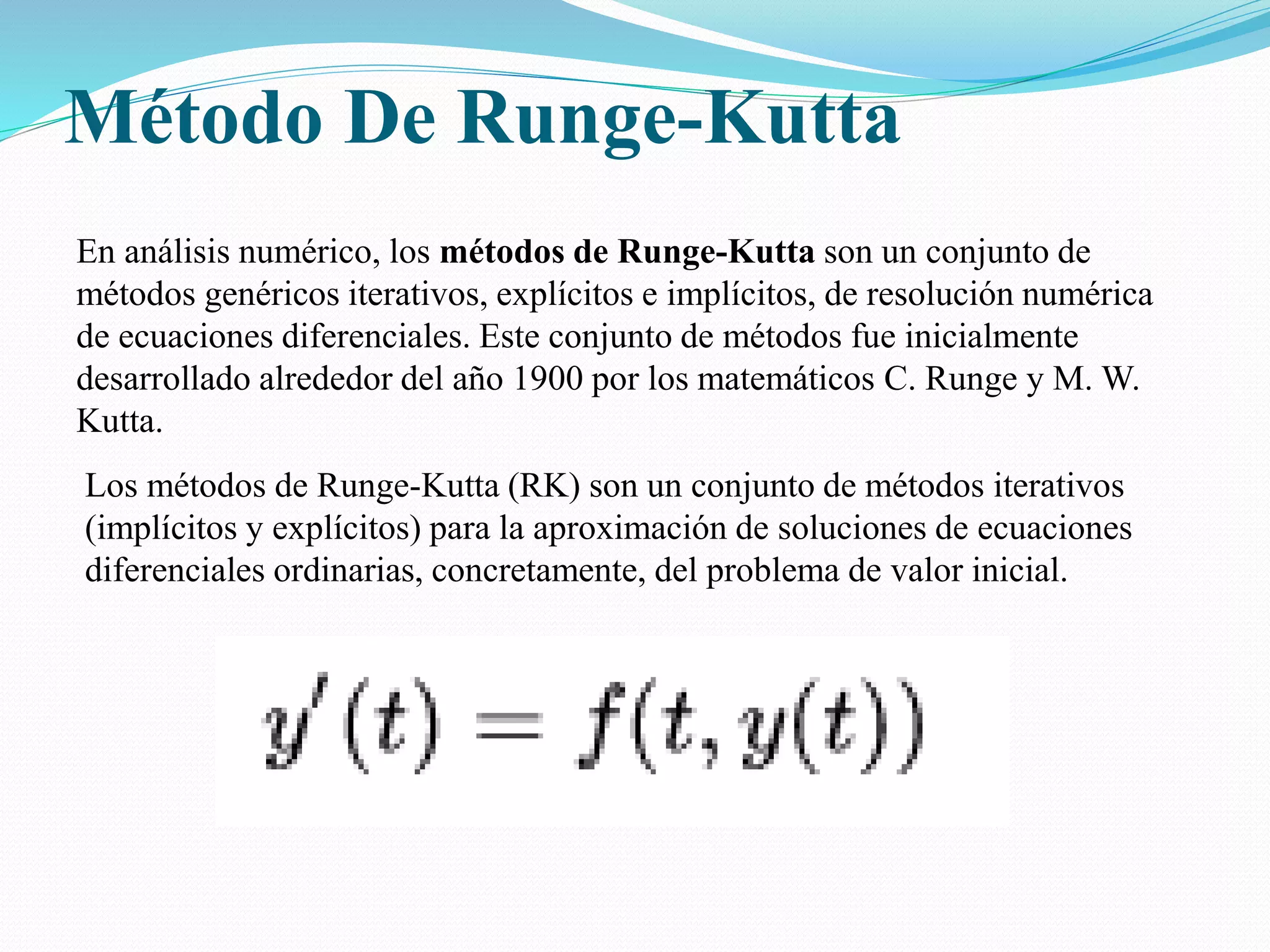Metodo de Rungekutta PPT