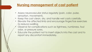 CAST,SPLINTS,TRACTION.pptx By Sanjay Acharya | PPTX