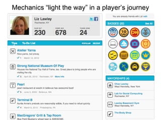 Mechanics “light the way” in a player’s journey 