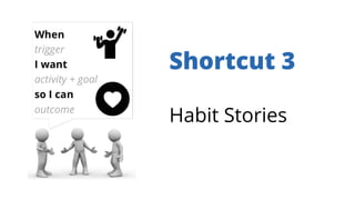 Shortcut 3
Habit Stories
 