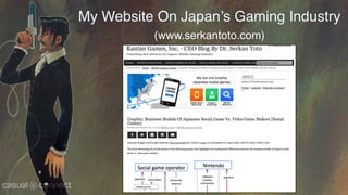 My Website On Japan’s Gaming Industry
(www.serkantoto.com)
 