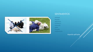 SENTIMENTOS
Amizade
Respeito
Segurança
Confiança
Interação
União
Simpatia
Colaboração
#sentir-seParte
 