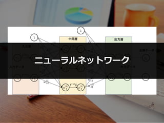 ニューラルネットワーク
 