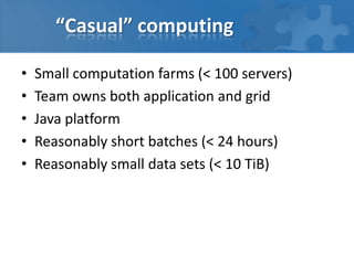 Casual mass parallel data processing in Java | PDF