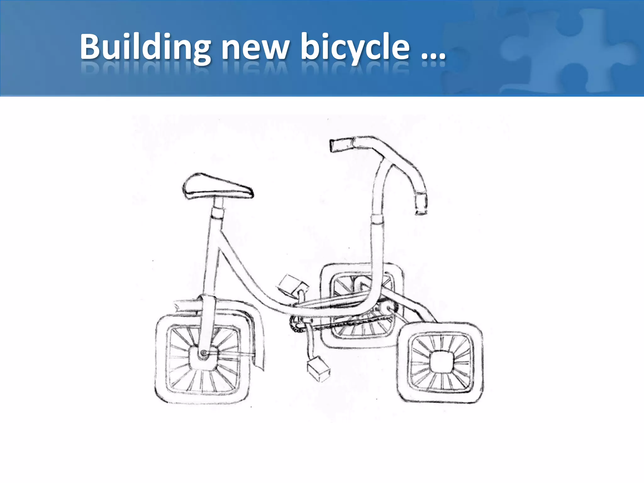 Building new bicycle …
 
