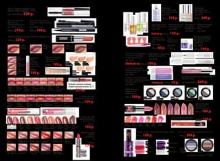 Водостойкая жидкая
подводка «Архитектор»
1,1 мл
арт. 5205 черная
280 р. 199 р.
Водостойкая тушь
для ресниц
«Архитектор»10 мл
арт. 5084 черная
330 р. 219 р.
Тональный крем
«Воздушный
тон» 22 мл 6064
теплый
бежевый
6065
светлый
бежевый
6076
натуральный
розовый
6075
слоновая
кость
6066
светлый
опаловый260 р. 199 р.
2. Витаминный бальзам
для губ с маслом авокадо,
витаминами F и E 4 г
арт. 4571
1. Антивозрастной
бальзам для губ с маслом
макадамии 4 г
арт. 4570
Любой за
Двойные тени
«Идеальная
классика» 4 г
230 р.169 р. 5165
черничное
суфле
5163
ежевичный
мусс
5172
фисташковое
мороженое
5161
кофе
с молоком
5167
сахарный
виноград
1
2
Стойкая губная помада «Стойкий поцелуй» 3,7 г
300 р. 229 р.
Стойкий
блеск
для губ
«Сочный
цвет» 4,5 мл
4602
искристая
ягода
4600
мерцающий
шоколад
4601
блестящая
слива
4643
томный
голос
4640
случайная
встреча
4644
ласковый
шепот
4646
жаркие
объятия
Сыворотка-блеск для объема губ
Lips Plus 4,5 мл
арт. 4497 330 р. 249 р.
5335
Сумерки
на Лусоне
7136 Ари 7169 Лааму
7137 Мале
7163
Хаа-
Алифу
7164 Шавиани
7138 Лавиани
глянцевые перламутровые
Тени для век «Тур на Филиппины» 4,5 г
500 р. 399 р.
Лак для ногтей «Мальдивский круиз» 10 мл
210 р. 149 р.
5336
Остров
Панай
Комплексное средство-
карандаш по уходу
за кутикулой 2 мл
арт. 7170
Карандаш-корректор
для маникюра 2 мл
арт. 7173
Любой за 250 р. 189 р.
Разделитель
для педикюра
2 шт
арт. 9938
80 р. 60 р.
Пилка
стеклянная
Faberlic 14 см
арт. 9375
130 р.
Любой за 230 р. 159 р.
Сыворотка
для роста
ногтей 10 мл
арт. 7076
Медовый скраб
для кутикулы
10 мл
арт. 7075
Сушка для лака
Super Shine 10 мл
арт. 7077
Набор для
французского
маникюра 2х10 мл
арт. 7718
320 р. 249 р.
База для ногтей
защитная 10 мл
арт. 7074
Жидкость
для снятия лака
без ацетона 100 мл
арт. 7172
200 р. 149 р.
Экспресс-средство
для удаления лака
без ацетона One
touch 30 мл
арт. 7303
200 р. 149 р.
4510
натуральный
атлас
4500
осенний
поцелуй
4503 корал-
ловые кружева
4508
спелая ягода
4511 криста-
льная брусника
4509
нежный
металлик
4502 шоколад
с корицей
4514 черника
со сливками
4512 снежная
королева
4515
настоящий
красный
Губная помада
«Объем
и роскошь»
4 г
260 р.
179 р.
4386
яшмовые
бусы
4385
утренняя
сиена
4387
млечный
путь
4388
спелый
гранат
4381
брусничный
шейк
4499
ореховый
десерт
4382
розовый
топаз
4498
искристая
азалия
4383
томный
фанданго
4384
сахарный
коралл
2. Блеск для губ
«Бриллиантовое
сияние» 8 мл
200 р.
159 р.
4449
розовая
азалия
4439
жемчужная
камелия
4441
кремовая
магнолия
4437
сливочная гор-
тензия
4436
нежный
амарилис
4443
кофейная
лилия
1. Блеск для губ
«Цветочный рай» 8 мл
200 р. 159 р.4438
воздушная
орхидея
1 2
4361
пряное
яблоко
4366
свежий
персик
4362
сочная
черешня
4367
изящный
розовый
4364
мороз-
ная роза
4396
нежный
пион
4365
изысканный
медный
Губная гелевая помада
«Кристальная волна» 3,7 г
270 р.
199 р.
Лаковый блеск для губ
«Тайландский вояж» 4 мл
4485
Самуи
4483
Ланта
4484
Пхукет
4435
Пханган
4478
Паттайя
4391
Бангкок
Губная помада
«Карибское
путешествие» 4 г
240 р. 189 р.
4346
Гренада
4375
Бонайре
4374
Барбадос
4373
Багамы
4372
Аруба
4371
Антигуа
110 р. 79 р.
210 р. 149 р.
300 р. 229 р.
4507
нежная роза
Тушь и корректирующий гель
«Длина плюс комфорт» 2 х 4 мл
арт. 5502 330 р. 239 р.
№ 03/2015 faberlic 135
 