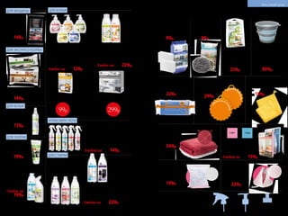 для стойкихза
грязнений
дл
яделикатногоо
чищения
Губка для мытья
посуды 2 шт.
Материал: нержавеющая
сталь.
Размер: 6 х 6 х 4 см.
11573
130р. 99р.
11175
25р.
11176
15р.
Крышки-дозаторы
Для удобства использования Средства для чистки
духовок и плит со стр. 181 (арт. 11119) и Средства
чистящего для ванной комнаты со стр. 192 (арт. 11220).
11174
35р.
Мешочек для стирки
бюстгальтера
Материал: полиэстер,
пластик.
Размер: 19 х 17 х 11 см.
11040
260р. 229р.
Мешок для стирки
деликатного белья
Материал: нейлон.
Размер: 50 х 40 см.
11044
270р. 199р.
ИДЕИ ДЛЯ КОМФОРТНОЙ ЖИЗНИ
Шарики
для устранения запаха
в холодильнике 3 шт.
Материал: шарики –
пластик; наполнитель –
угольный абсорбент.
11160
300р. 259р.
ДЛЯ МАШИНЫ ДЛЯ КУХНИ
АТМОСФЕРА УЮТА
ДЛЯ ЭКСПРЕСС-УБОРКИ
ДЛЯ БЕЛЬЯ
ДЛЯ УБОРКИ
ДЛЯ СТИРКИ
Губка-ластик 2 шт.
Внимание: не предназначена
для мытья посуды!
Состав: вспененный меламин.
Размер: 90 х 60 х 30 мм.
11042
130р. 99р.
Влажные
салфетки
для ухода
за интерьером
автомобиля 30 шт.
11401
200р. 149р.
Универсальная губка
нового поколения
Материал: поливинилацетат.
Размер: 17 х 7 х 3 см.
11942
300р. 229р.
Жидкий концентрированный
стиральный порошок 500 мл
11222 для белых тканей
11221 для темных тканей
550р.
Влажные салфетки 30 шт.
11550 универсальные
11551 для кожаных изделий
200р. 149р.
Средство чистящее
для ванной комнаты 500мл
11220
Гель очищающий
для туалета
5 в 1 500 мл
11292
Любое за
250р. 199р.
Водный спрей
для разглаживания
белья 250 мл
11285
200р. 139р.
Концентрированное средство
от накипи для чайников
и кофемашин 4 ампулы по 10 мл
11259
200р.
Таблетки
для посудомоечных
машин 20 шт.
11060
600р.
Крем для чистки
металлических
поверхностей 250 г
11158
250р. 199р.
Водный спрей-освежитель воздуха 250 мл
11329 антитабак с ароматом
фруктового дерева
11331 ароматное яблоко
11326 тропический бриз
11333 имбирный пряник
11328 цветочный букет
Любой за200р. 149р.
Ведро складное
Состав: ТПР-пластик,
полипропилен.
Размер: объем – 10 л;
верха – 31,5 см, в сложенном
виде – 6,5 см, в разложенном
виде – 25,5 см.
11646
1200р. 899р.
Средство для мытья посуды
концентрированное 500 мл
11193 с биоэнзимами
Аромат лимона и мяты
11194 с биоэнзимами
Аромат спелых яблок
Любое за300р. 229р.
Мыло для кухни, устраняющее
запахи 300 мл
11203 цветочно-пряный аромат
11204 цитрусовый аромат
11212 аромат зеленого чая
11215 аромат экзотических фруктов
11205 цветочный аромат
Любое за160р. 129р.
Ультракондиционер для белья
с аромакапсулами 500 мл
11234 аромат благородной орхидеи
11269 цветочно-пряный аромат
11038 легкий, свежий, зеленый аромат
Любой за300р. 229р.
99р. 299р.
Салфетка для пола
из микрофибры
Материал: микрофибра
(80% полиэстер, 20% полиамид).
Размер: 50 х 70 см.
11528
700р. 549р.
технол
огичная микр
офибра
1103211031
Салфетка из микрофибры
Размер: 35 x 35 см.
11031 универсальная
11032 для очистки стекол
Любая за220р. 159р.
Салфетка для кухни
Материал: микрофибра
(80% полиэстер, 20% полиамид).
Размер: 25 х 25 см.
11524
220р. 159р.
Силиконовая губка для мытья посуды,
фруктов и овощей
Цвет: оранжевый.
Материал: силикон.
Размер: 13,5 х 12,3 х 1 см.
11304
400р. 299р.
192 №05/2019 №05/2019 193
КРАСИВЫЙ ДОМ
 
