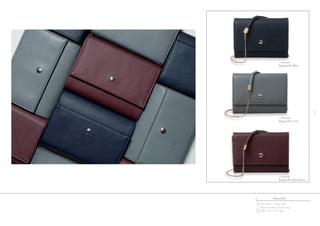 1
1
Sac dame - Lady bag
200 x 35 x 157 mm
Housse nylon / Nylon bag
CTW636P
Bagatelle Bordeaux
CTW636H
Bagatelle Gris
CTW636N
Bagatelle Bleu
Bagatelle
 