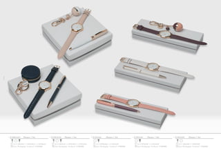 1
1
Parure / Set
Set CAK634P + CMN636P
Incl. Packaging ‘Cacharel’ (CBE000)
5 CPKN636PParure / Set
Set CMN636F + CSL6364F
Incl. Packaging ‘Cacharel’ (CBE000)
4 CPBN636FParure / Set
Set CMN636Q + CSN6344P
Incl. Packaging ‘Cacharel’ (CBE000)
3 CPIN636QParure / Set
Set CAK636N + CMN636N + CSL6364N
Incl. Packaging ‘Cacharel’ (CBX000)
1 CPBKN636N Parure / Set
Set CAK634X + CMN636X + CSN6344X
Incl. Packaging ‘Cacharel’ (CBX000)
2 CPIKN634X
1
2
3
4
5
 