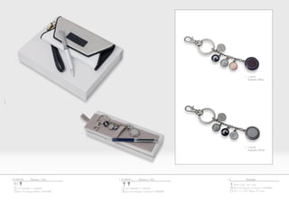 5
5
1
2
Parure / Set
Set CEL402 + CSI4024
Incl. Packaging White (CBN200)
1 CPBL402 Parure / Set
Set CAK402 + CSI4194
Incl. Packaging ‘Cacharel’ (CBE000)
2 CPBK419
45 x 5 x 165 / Ring: 27.3 mm
Porte-clefs - Key ring
Incl. Packaging ‘Cacharel’ (CBA000)
3
3 / CAK402
Naïades Perle
3 / CAK419
Naïades Bleu
Naïades
 