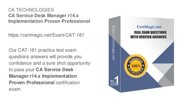 Cat 181 Technologies Practice Exams