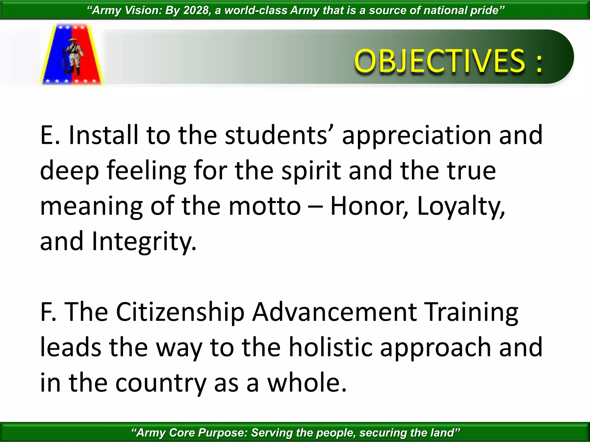 Citizen Advancement Training Logo CITIZEN ADVANCEMENT TRAINING | PPTX