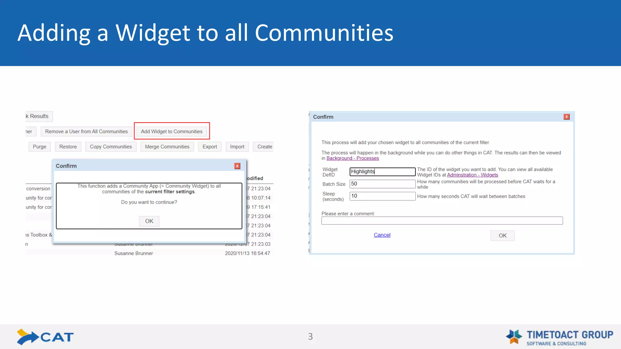 New CAT Release - December 2020