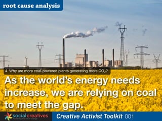 root cause analysis




4. Why are more coal-powered plants generating more CO₂?


As the world’s energy needs
increase, w...