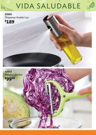 23503
Dispensa Aceite Lux
$
189
nuevo
12512
Pelador Jumbo
$
9990
VIDA SALUDABLE
 