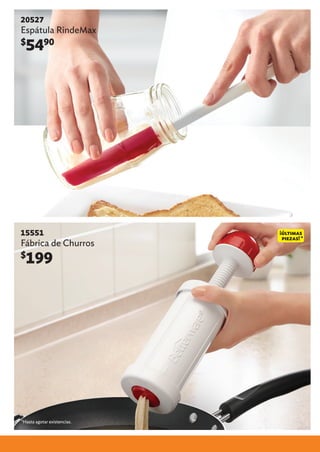 15551
Fábrica de Churros
$
199
20527
Espátula RindeMax
$
5490
*Hasta agotar existencias.
 