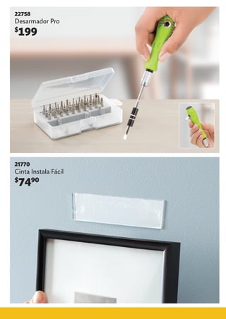 22758
Desarmador Pro
$
199
21770
Cinta Instala Fácil
$
7490
 