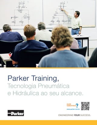 VÁLVULAS SOLENÓIDES
CATÁLOGO 1001-10 BR
LINHA DE PRODUTO
Parker Hannifin Ind. Com. Ltda.
Divisão Automação | Jacareí, SP | Brasil
Válvula Solenóide Séries 53 e 54
As válvulas solenóide Séries 53 e 54 são
aplicáveis em qualquer tipo de automatização
industrial para controle de fluidos e gases
não-corrosivos, visto que a concepção de
engenharia é simples e de longa durabilidade.
Válvula Solenóide Séries 7321B e 7322B
Essa linha é empregada onde se deseja alta
vazão e controle de fluidos tais como água,
água quente e vapor.
Aplicações típicas vão desde sistemas
de refrigeração, autoclaves e sistemas de
irrigação.
CARACTERÍSTICAS TÉCNICAS
• Duas vias, piloto interno (diafragma);
• Normalmente aberta e normalmente
fechada;
• 3/4, 1 , 1 1/2 e 2” NPT/BSP;
• 20,0 a 50,0mm de orifício;
• Cv: 9,8 a 43,8;
• Corpo: latão;
• Vedação: NBR, FKM (até 1”) ou EPDM.
CARACTERÍSTICAS TÉCNICAS
• Duas vias, piloto interno (diafragma);
• Normalmente aberta ou normalmente
fechada;
• 3/8, 1/2 e 3/4 NPT/BSP;
• 19,0mm de orifício;
• Cv: 4 a 6;
• Corpo: latão;
• Vedação: NBR, FKM.
Válvula Solenóide Séries 15 e 16
São aplicáveis em todos os tipos de fluidos,
líquidos e gases não-corrosivos.
Especialmente indicadas para operar
cilindros hidráulicos ou pneumáticos de
simples ação.
CARACTERÍSTICAS TÉCNICAS
• Três e cinco vias, piloto interno (spool);
• Normalmente aberta ou normalmente
fechada;
• 1/4, 3/8” e 1/2 NPT/BSP;
• 6,0 a 10,0 mm de orifício;
• Cv: 0,94 a 2,24;
• Corpo: latão;
• Vedação: NBR, FKM.
Válvula Solenóide para Equipamentos
antipoluição
Como principal aplicação temos
equipamentos antipoluição tipo filtro de
manga ou os equipamentos/sistemas
que necessitam de uma rápida descarga
de ar.
Disponível em três séries (72, 75 e 78)
para melhor atender as necessidades da
indústria.
CARACTERÍSTICAS TÉCNICAS
• Duas vias, piloto interno (diafragma);
• Normalmente fechada;
• 3/4, 1 ,1 1/2, 2” e 2 1/2 NPT/BSP;
• 25,0 a 63,5mm de orifício;
• Cv: 6,47 a 82,0;
• Corpo: alumínio;
• Vedação: NBR.
9
 