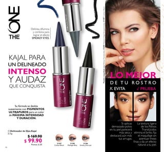46
 Delineador de Ojos Kajal
2.5 g
$ 169.90
$ 99.90Puntos: 6.20
31187CarbonBlack
31187
Carbon Black
31188
Midnight Blue
31186
Smoky Charcoal
31188MidnightBlue
31186SmokyCharcoal

 