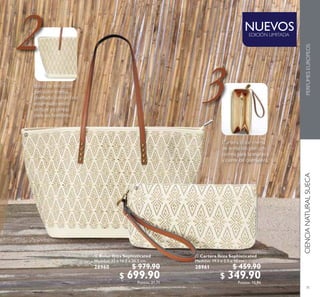 71
 Bolso Ibiza Sophisticated
Medidas: 32 x 14.5 x 26.5 cm.
28960 $ 979.90
$ 699.90Puntos: 21.71
 Cartera Ibiza Sophisticated
Medidas: 19.5 x 2.5 x 10 cm.
28961 $ 459.90
$ 349.90Puntos: 10.86
EDICIÓN LIMITADA
NUEVOS


CIENCIANATURALSUECAPERFUMESEUROPEOS
 