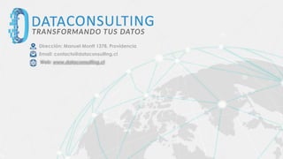 Dirección: Manuel Montt 1378, Providencia
Email: contacto@dataconsulting.cl
Web: www.dataconsulting.cl
 