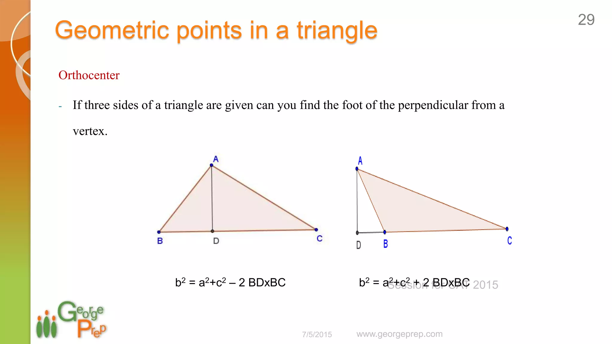 Cat 2015 geometry concept session 1 | PPTX