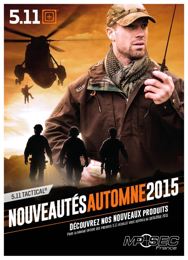 catalogue 511 2015 Automne/Hiver 5.11 Catalogue Tactical