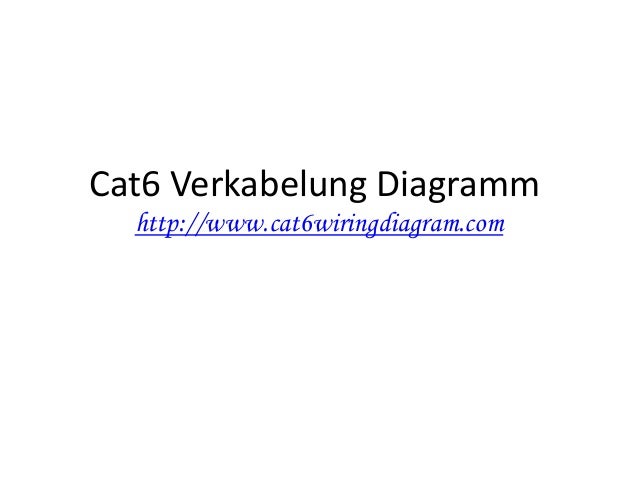 Cat6 Verkabelung Diagramm
http://www.cat6wiringdiagram.com
 