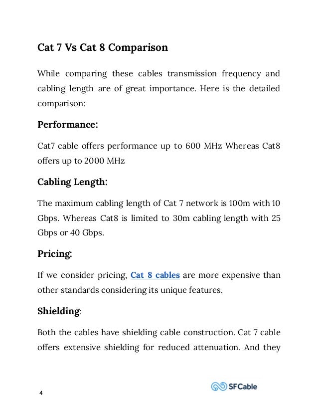 Cat 7 vs Cat 8 Cables What's the Difference?