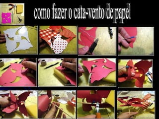     «  Brinquedos reciclados para fazer com a criançada Tem uma criança dentro de todo designer  » Para curtir um dia com as crianças ao ar livre 10 de outubro de 2009 por  Cris  Turek   como fazer o cata-vento de papel                                                                                                                                                                                                                                                                                                                                                                                                                                                                                                                                                                                          