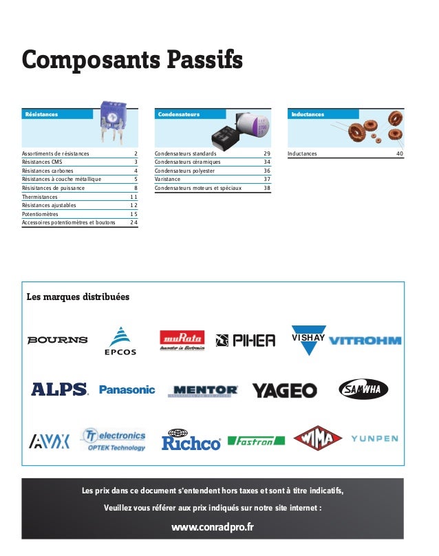 Assortiment de condensateurs c/éramiques cms 50 V 1 Set n.A