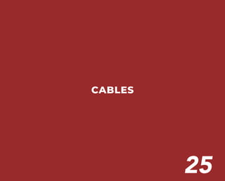 CABLES
25
 