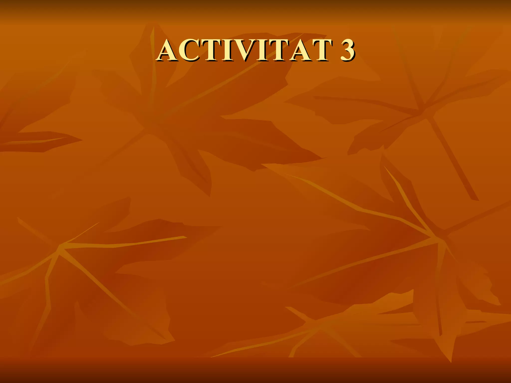 ACTIVITAT 3 