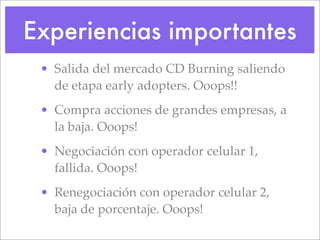 Emprendimiento, una historia