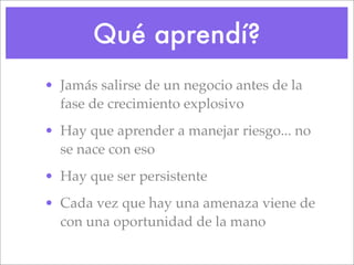 Emprendimiento, una historia