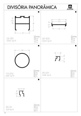DIVISÓRIA PANORÂMICA
 
