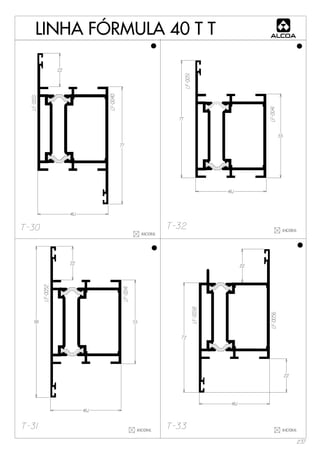 LINHA FÓRMULA 40 T T
 