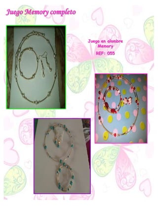 Juego Memory completo
Juego en alambre
Memory
REF: 055
 