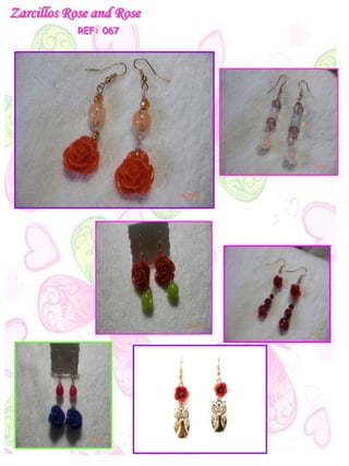 REF: 067
Zarcillos Rose and Rose
 