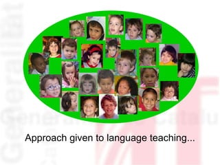 Approach given to language teaching ... 