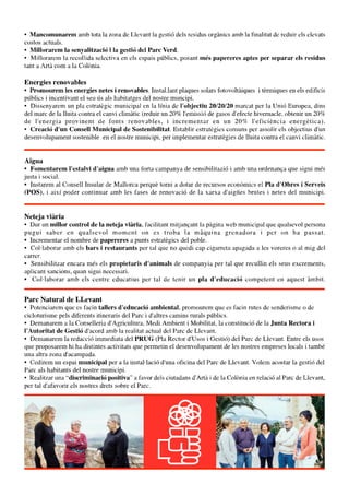 Programa electoral 2015