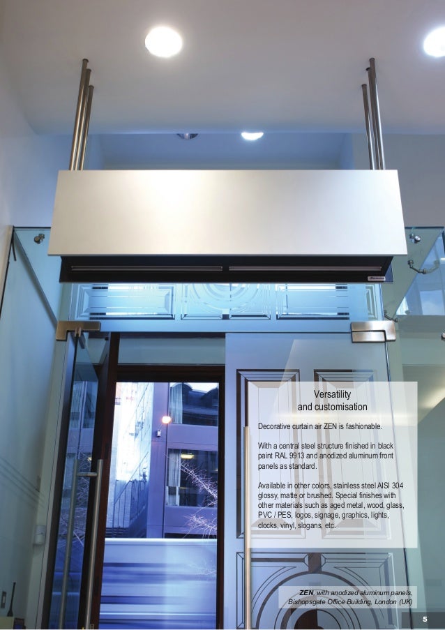 Decorative Air Curtains Catalogue