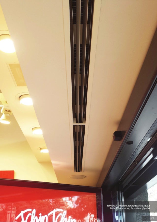 Air Curtains For Recessed Or Invisible Installation Catalogue