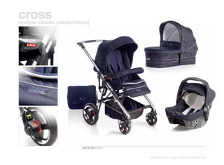 cross
reverse classic (strata/micro)




                          2235 SL P48 CLASSIC I



                                                  pushchairs | cross reverse classic | 43
 