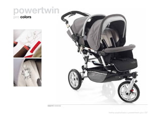 powertwin
pro colors




             5330 R17 SHADOW



                               twins pushchairs | powertwin pro | 97
 