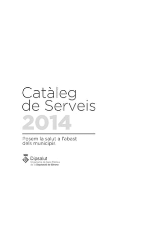 Presentació

Presentació
El Catàleg de Serveis que teniu a les mans és un
recull de l’oferta de serveis que l’Organisme de...