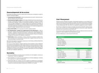 2524 Catàleg de Serveis 2016Catàleg de Serveis 2016
Protecció de la Salut | Sanitat ambiental | Pt02Protecció de la Salut | Sanitat ambiental | Pt02
Desenvolupament de les accions
El proveïdor del programa es posa en contacte amb els interlocutors municipals per establir el
calendari d’actuacions següent:
•	 Caracterització de la instal·lació: es visiten les instal·lacions per recollir la informació neces-
sària per dissenyar el Pla d’autocontrol.
•	 Pla de manteniment higiènic i sanitari: es fa la neteja i desinfecció preventiva anual dels punts
terminals i elements que cal netejar, tal com estableix la normativa (es descriu als annexos
3 del Reial decret 865/2003, i s’elabora la documentació necessària per completar el pla). En
el cas que s’hagi de desinfectar tot el sistema d’alguna de les instal·lacions sol·licitades, és
responsabilitat de l’ajuntament que la instal·lació disposi de bypass que permeti la connexió
de la bomba dosificadora de desinfectant. En funció del risc de la instal·lació augmentarà el
nombre de neteges i desinfeccions que es facin anualment.
•	 Pla de control analític: es fa un pla anual de recollida i anàlisi de mostres.
•	 Pla d’assessorament i avaluació de la implementació del Pla d’autocontrol: es visita la
instal·lació i s’avalua el grau d’implementació del Pla d’autocontrol. S’identifiquen les àrees
de millora, i s’assessora i s’informa de les mesures correctores que siguin necessàries. Així
mateix el programa inclou l’assessorament en situacions puntuals com pot ser la presència
de legionel·la, la necessitat de fer reformes a la instal·lació.
•	 Dossier tècnic: s’elabora, s’actualitza i es lliura a l’interlocutor municipal un dossier tècnic
que ha d’incloure tota la documentació necessària per a la gestió correcta del risc de les
instal·lacions segons la normativa actual.
Els resultats del programa es comuniquen a l’ajuntament i s’introdueixen al Sistema d’Informació
Municipal en Salut Pública (SIMSAP).
En el cas que es detecti legionel·la, Dipsalut ofereix de manera immediata la neteja i desinfecció
de la instal·lació. Aproximadament 15 dies després d’aplicar les mesures correctores, es tornen a
prendre mostres per verificar-ne l’eficàcia. A més, es recomanen una sèrie d’accions per corregir
i gestionar les situacions de risc detectades. En el cas que els resultats indiquin situacions de
risc diferents de la presència de legionel·la, es proposen a l’ajuntament els serveis que Dipsalut
pot oferir-li per corregir-les i gestionar-les.
Normativa
•	 Reial decret 865/2003, de 4 de juliol, pel qual s’estableixen els criteris higiènics i sanitaris per
a la prevenció i control de la legionel·losi.
•	 Decret 352/2004, de 27 de juliol, pel qual s’estableixen les condicions higièniques i sanitàries
per a la prevenció i el control de la legionel·losi.
•	 Ordre SCO/317/2003, de 7 de febrer, per la qual es regula el procediment per a l’homologació
dels cursos de formació del personal que du a terme les operacions de manteniment higiènic
i sanitari de les instal·lacions objecte del Reial decret 909/2001, de 27 de juliol.
Cost i finançament
Programa de servei cofinançat per Dipsalut i els ajuntaments mitjançant una taxa variable que es
calcula en funció del cens de la població del municipi i del nombre d’instal·lacions sol·licitades.
Podeu consultar l’Ordenança fiscal reguladora de la taxa per a la prestació del servei de gestió
i control d’instal·lacions d’alt i baix risc per a la transmissió de legionel·losi al web de Dipsalut.
En funció de la població del municipi i del nombre d’actuacions sol·licitades, Dipsalut finança
entre un 30 % i un 90 % del cost d’actuació del Programa de manteniment, neteja i desinfecció
preventiva de les instal·lacions, que és de 480 euros.
En el cas que es detecti legionel·la, Dipsalut finança un 50 % de cadascuna de les actuacions del
programa de neteja i desinfecció de les instal·lacions afectades.
El cost de referència per a cada actuació és de 650 euros.
Tarifa bàsica (*)
Municipis Tarifa € / actuació
Fins a 1.500 hab. 48,00
De 1.501 a 5.000 hab. 96,00
De 5.001 a 15.000 hab. 144,00
De 15.001 a 25.000 hab. 192,00
Més de 25.000 hab. 240,00
Tarifa a partir d’un nombre d’actuacions (*)
Municipis Tarifa € /
actuació
Nombre
d'actuacions
Fins a 1.500 hab. 144,00 Superior a 3
De 1.501 a 5.000 hab. 192,00 Superior a 5
De 5.001 a 15.000 hab. 240,00 Superior a 7
De 15.001 a 25.000 hab. 288,00 Superior a 9
Més de 25.000 hab. 336,00 Superior a 10
Tarifes del servei en cas de detectar-se presència de legionel·la
Municipis Tarifa € / actuació
Qualsevol municipi 325,00
 