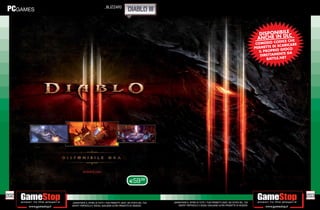 _BLIZZARD
                                                           DIABLO IIi


                                                                                                                                                                      E
                                                                                                                                                            DISPONIBILLC
                                                                                                                                                           ANCHE IN D E
                                                                                                                                                                      ODICE CH
                                                                                                                                                           COMODO C             E
                                                                                                                                                                     I SCARICAR
                                                                                                                                                          PERMETTE D
                                                                                                                                                                        GIOCO
                                                                                                                                                            IL PROPRIO
                                                                                                                                                                         TE DA
                                                                                                                                                             DIRETTAMEN
                                                                                                                                                                 BATTLE.NET




                                                            E59.98


202                                                                                                                                                                                 203
      _GARANTIAMO IL RITIRO DI TUTTI I TUOI PRODOTTI USATI. SEI STUFO DEL TUO   _GARANTIAMO IL RITIRO DI TUTTI I TUOI PRODOTTI USATI. SEI STUFO DEL TUO
      USATO? PORTACELO E SCEGLI QUALSIASI ALTRO PRODOTTO IN NEGOZIO.                USATO? PORTACELO E SCEGLI QUALSIASI ALTRO PRODOTTO IN NEGOZIO.
 