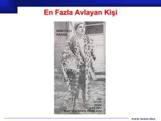 En Fazla Avlayan Kişi




                        Prof.Dr. İbrahim USLU
 