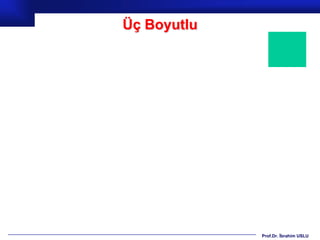 Üç Boyutlu




             Prof.Dr. İbrahim USLU
 